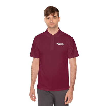 Aggies Golf Men's Sport Polo Shirt - Lightweight, Comfortable, Perfect for Golfing or Casual Wear