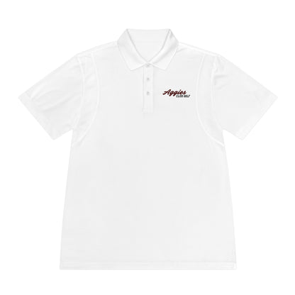 Aggies Golf Men's Sport Polo Shirt - Lightweight, Comfortable, Perfect for Golfing or Casual Wear