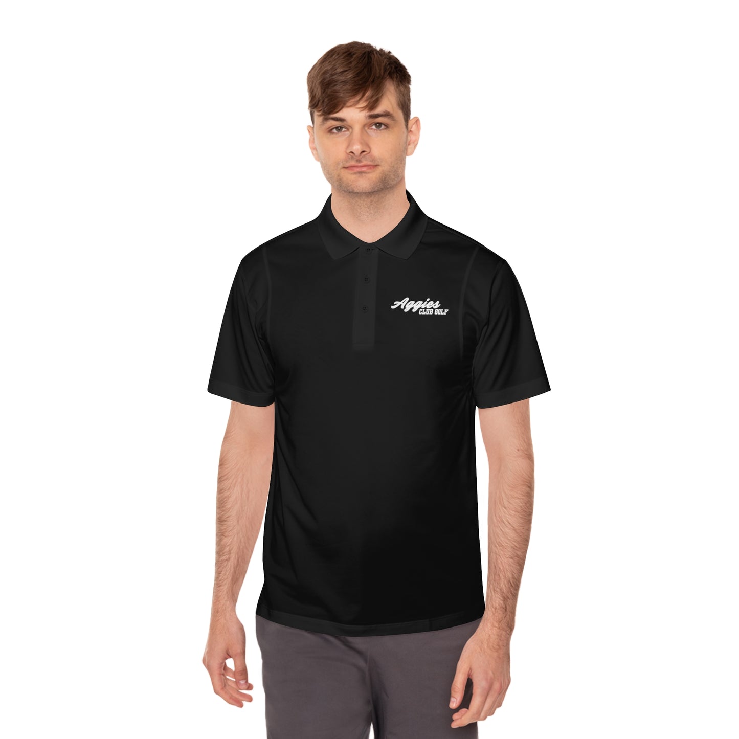 Aggies Golf Men's Sport Polo Shirt - Lightweight, Comfortable, Perfect for Golfing or Casual Wear