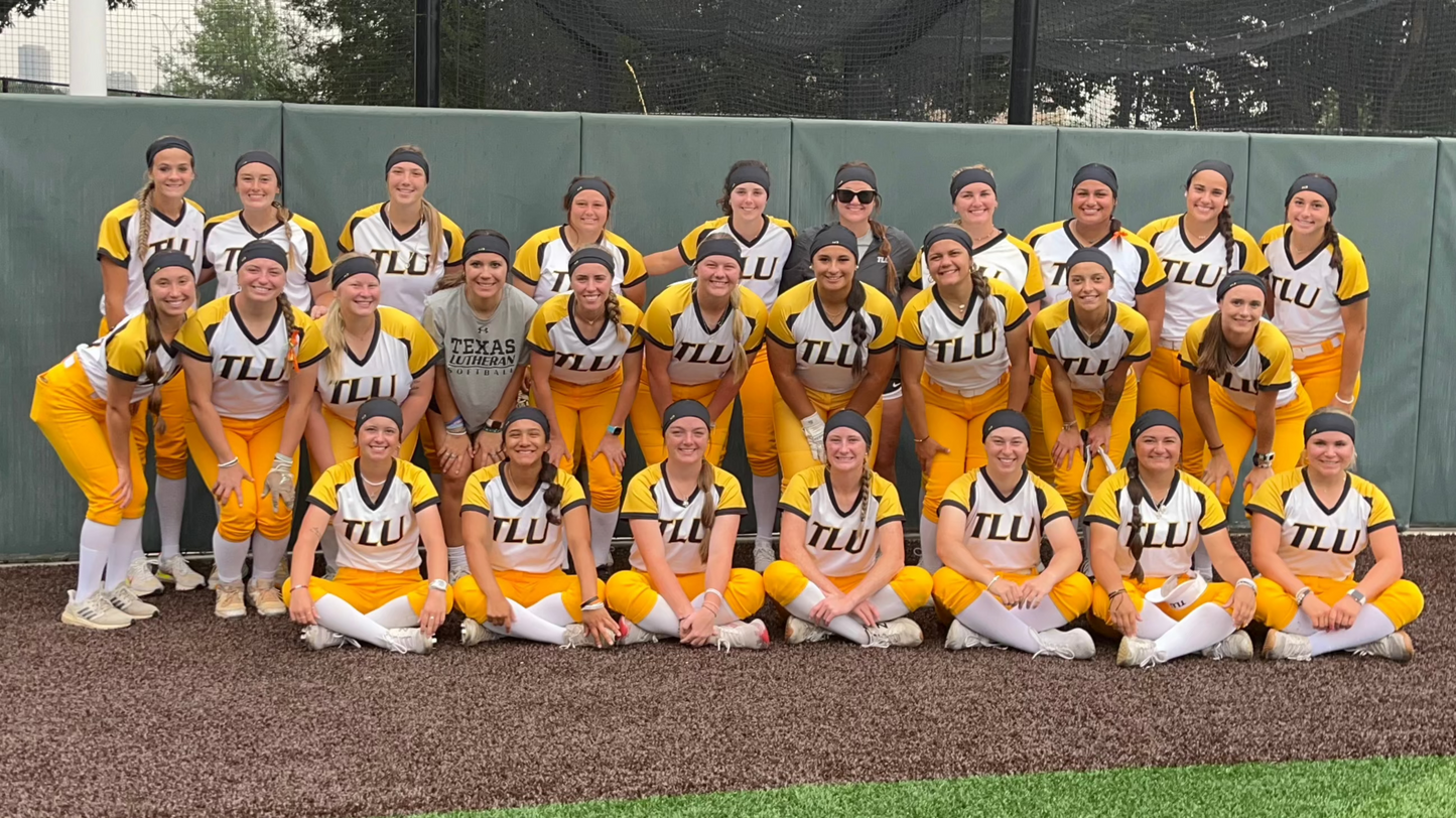 TLU Softball Team wearing Black WarBand 2.0 Front View